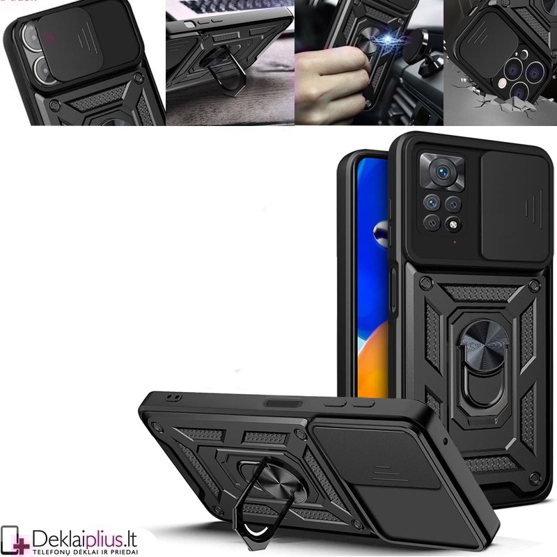 5in1 smūgiams atsparus dėklas su žiedu ir kameros apsauga Xiaomi Redmi Note 11/Note 11S/Note 12S/Poco M4 Pro telefonui 5in1 smūgiams atsparus dėklas su žiedu ir kameros apsauga Xiaomi Redmi Note 11/Note 11S/Note 12S/Poco M4 Pro telefonui